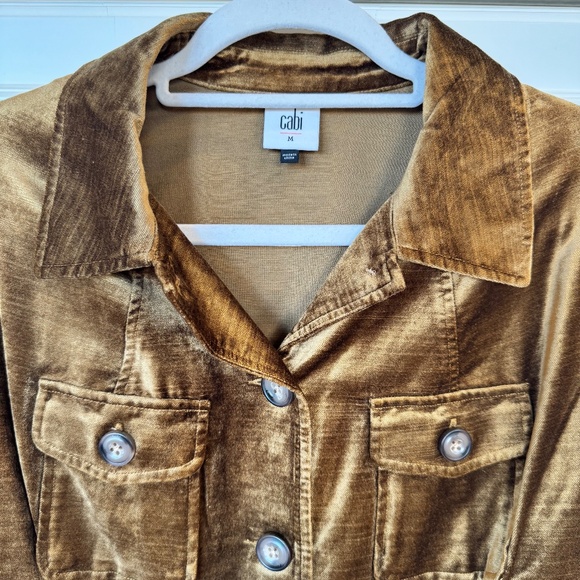 Cabi Velvet Utility Jacket – Size M - Picture 3 of 3